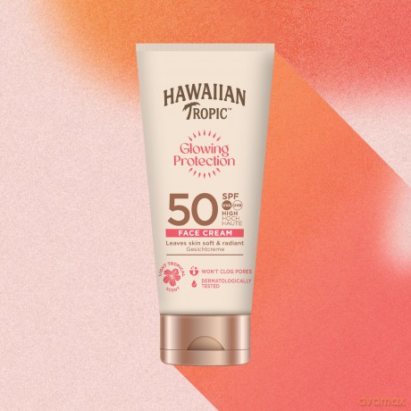 Hawaiian Tropic Sunscreen for face SPF 50 Glowing Protection (Face Cream) 50 ml