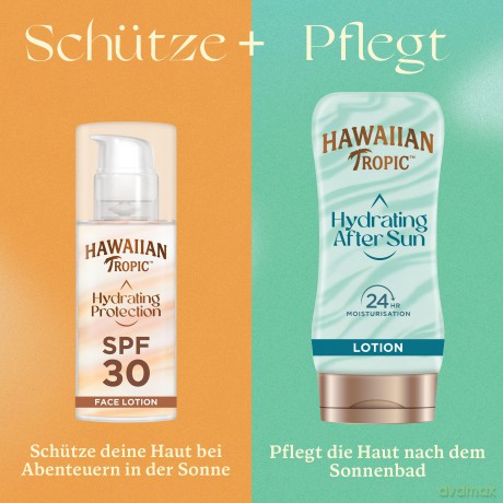 Hawaiian Tropic Sunscreen SPF 30 Silk Hydration (Air Soft Face) 50 ml