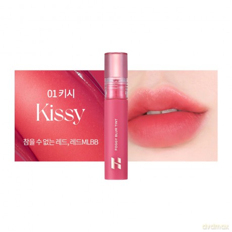 Holika Holika Liquid Lipstick (Forgy Blur Tint) 4 g - Shade: 01 Kissy