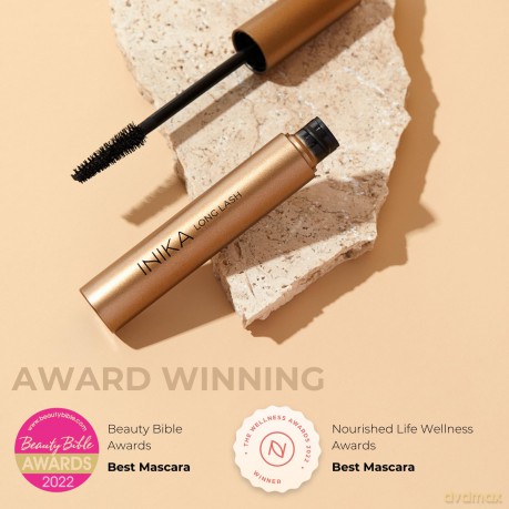INIKA Organic Lengthening mascara (Long Lash) 8 ml - Shade: Black