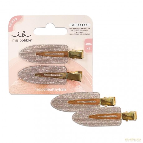 Invisibobble Clipstar Glam Ease hair clip 2 pcs