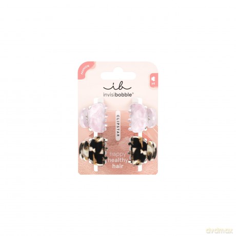Invisibobble Hair clip Clipstar Petit Four New 4 pcs