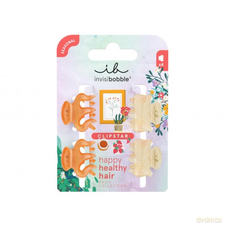 Invisibobble Hair clip Clipstar XS Oasis Petit Citrus 4 pcs