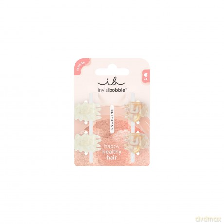 Invisibobble Hair clip Clipstar XS Petit Rainbow 4 pcs