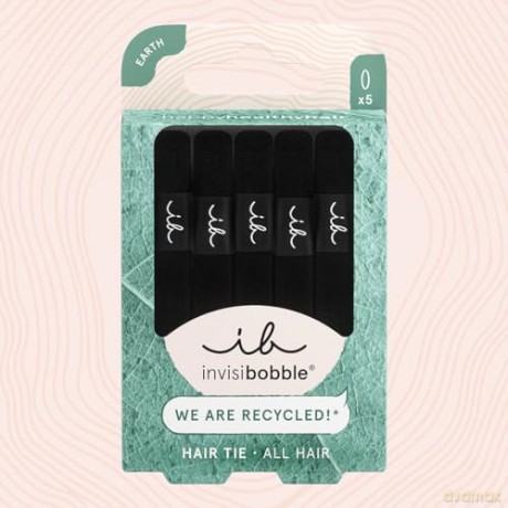 Invisibobble Hair tie Hair Tie Black 5 pcs