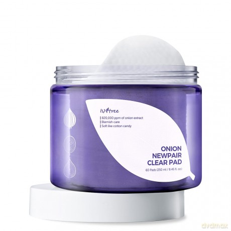 Isntree Onion Newpair Cleansing Facial Pads (Clear Pad) 60 pcs