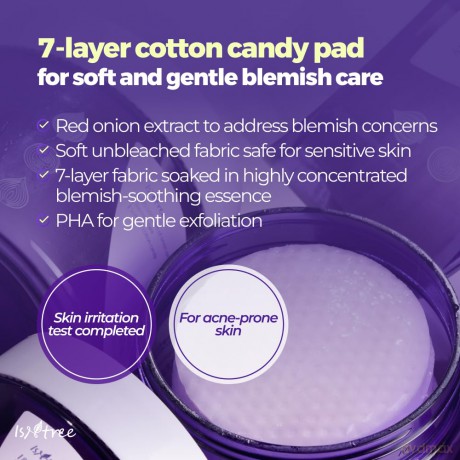 Isntree Onion Newpair Cleansing Facial Pads (Clear Pad) 60 pcs