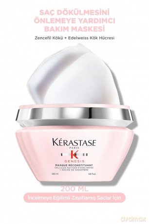 Kérastase Genesis (Anti Hair -fall Intense Fortifying Masque) - Volume: 200 ml