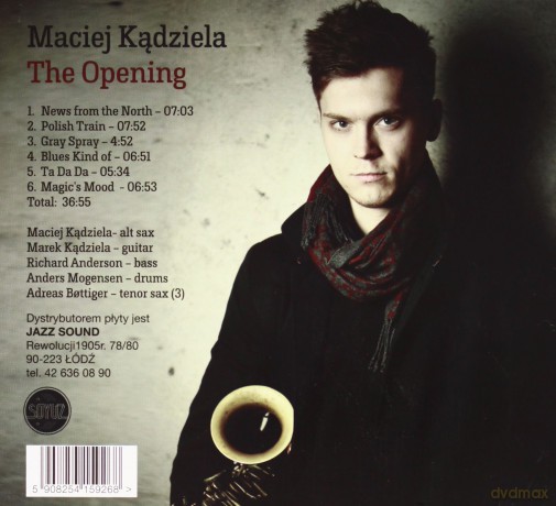 Maciej Kądziela: The Opening (digipack) [CD]