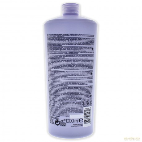 Kérastase Violet Shampoo for Blond Hair Blond Absolu Bain Ultra Violet (Anti-Brass Purple Shampoo) - Volume: 1000 ml