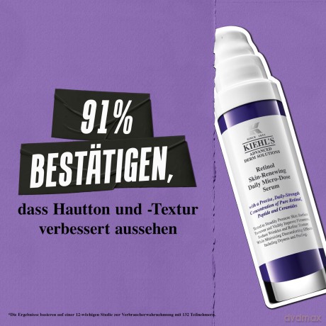 Kiehl's Anti-wrinkle serum with retinol for all skin types (Retinol Skin-Renewing Daily Micro-Dose Treatment) - Volume: 30 ml