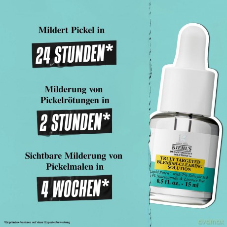 Kiehl's Invisible liquid acne patch (Truly Targeted Blemish-Clearing Solution) 15 ml