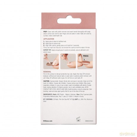 KISS Bare-But-Better Gel Nails (Nails) 28 pcs