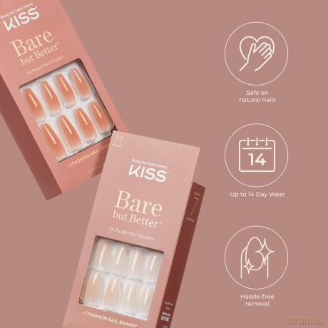 KISS Bare-But-Better Gel Nails (Nails) 28 pcs