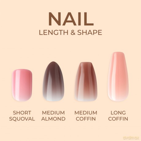 KISS Bare-But-Better Gel Nails (Nails) 28 pcs