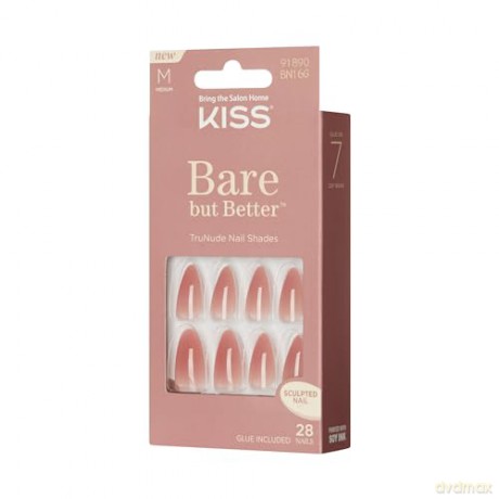 KISS Bare-But-Better Gel Nails 28 pcs
