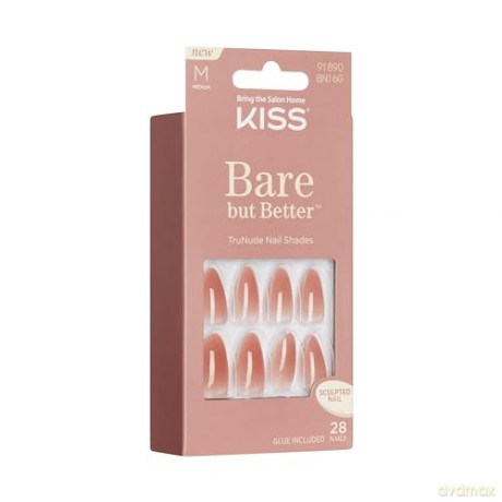 KISS Bare-But-Better Gel Nails 28 pcs