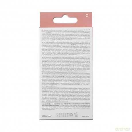 KISS Bare-But-Better Premium Gel Nails 30 pcs
