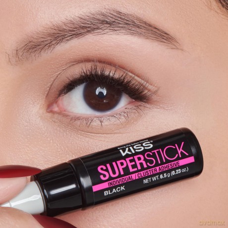 KISS Eyelash Glue Super Stick Individual (Lash Cluster Adhesive) 6.5 g Black