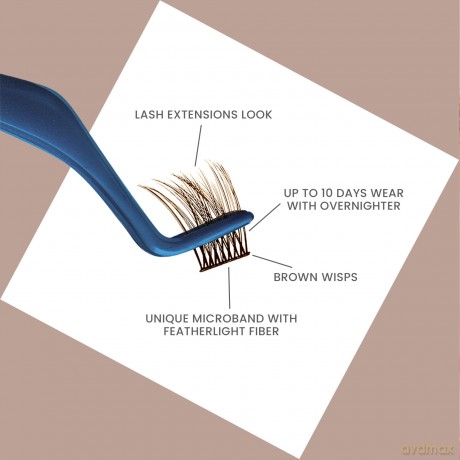 KISS Falscara Multi Wisps (Mocha) 24 pcs.