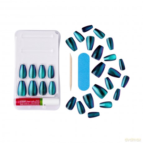 KISS Gel nails Gel Fantasy Magnetic (Chameleon) 28 pcs
