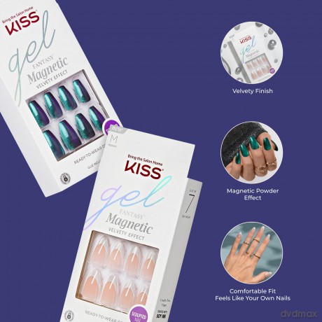 KISS Gel nails Gel Fantasy Magnetic (Chameleon) 28 pcs