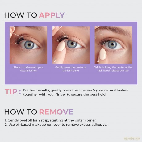 KISS ImPRESS (Press on Falsies) 02 False Eyelashes