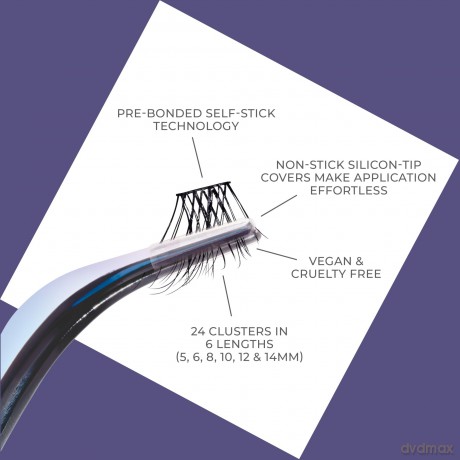 KISS ImPRESS (Press on LongLasting) False Eyelashes 01