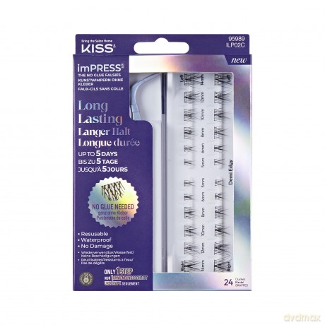 KISS ImPRESS (Press on LongLasting) False Eyelashes 02