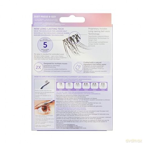 KISS ImPRESS (Press on LongLasting) False Eyelashes 02