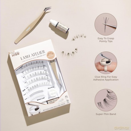 KISS Lash Atelier Design 01 False Eyelash Set