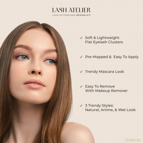 KISS Lash Atelier Design 01 False Eyelash Set
