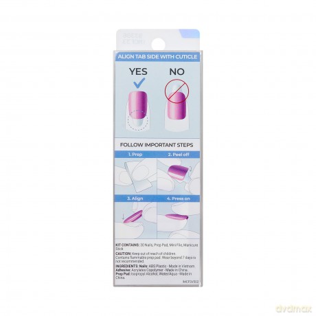 KISS Self-adhesive nails imPRESS Color FX (Fly Up) 30 pcs