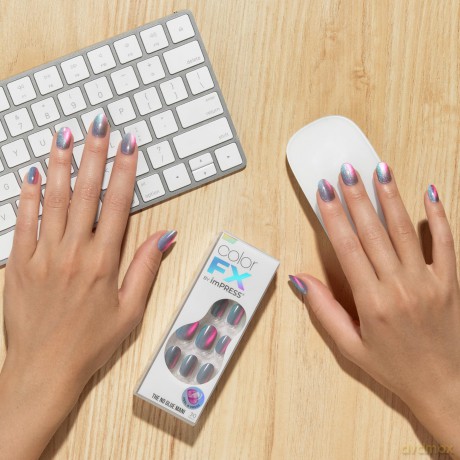 KISS Self-adhesive nails imPRESS Color FX (Fly Up) 30 pcs