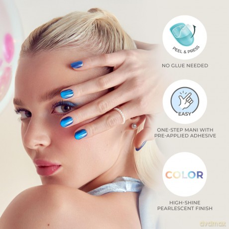 KISS Self-adhesive nails imPRESS Color FX (Sour Love) 30 pcs