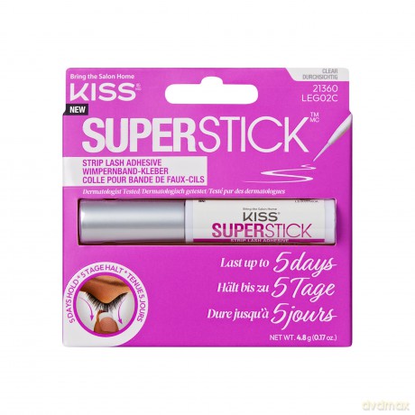 KISS Super Stick 5-Day Extended Wear (Strip Lash Adhesive) 4.8g Clear