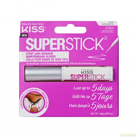 KISS Super Stick 5-Day Extended Wear (Strip Lash Adhesive) 4.8g Clear