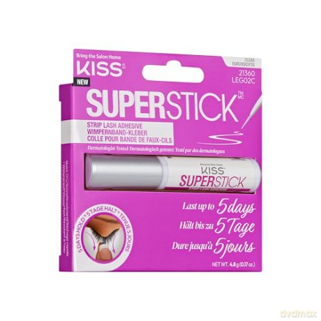 KISS Super Stick 5-Day Extended Wear (Strip Lash Adhesive) 4.8g Clear