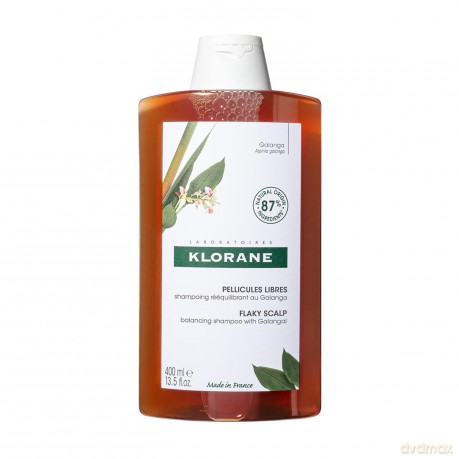 Klorane Galanga Anti-Dandruff Rebalancing Shampoo - Volume: 400 ml