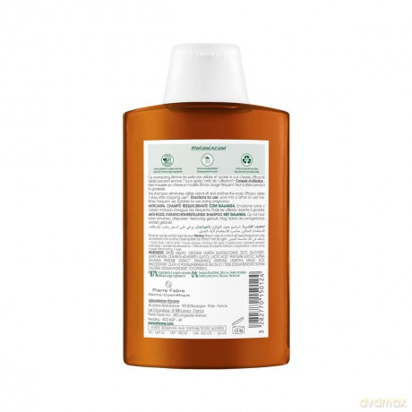 Klorane Galanga anti-dandruff shampoo (Anti-Dandruff Rebalancing Shampoo) 200 ml - Volume: 200 ml