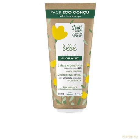 Klorane Hydra cream Bébé Bio Mésíček (Moisturising Cream) 200 ml