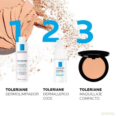 La Roche Posay Compact Powder for Normal to Mixed Skin SPF 25 (Toleriane Teint Mineral) 9.5 g - Shade: 13 Sand Beige