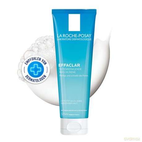 La Roche Posay Deep Cleansing Foaming Cream Effaclar (Deep Cleansing Foaming Cream) - Volume: 125 ml