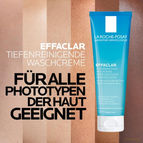 La Roche Posay Deep Cleansing Foaming Cream Effaclar (Deep Cleansing Foaming Cream) - Volume: 125 ml