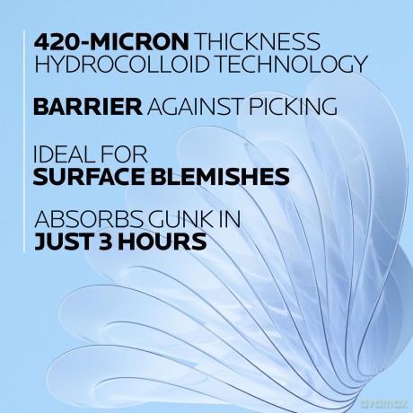 La Roche Posay Hydrocolloid patches for skin imperfections Effaclar Duo+M (Multi-Action Imperfection Patch) 22 pcs