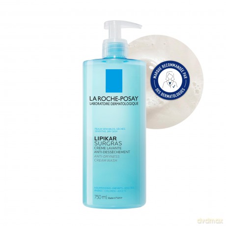 La Roche Posay Lipikar Surgras (Anti-Dryness Cream Wash) 750 ml