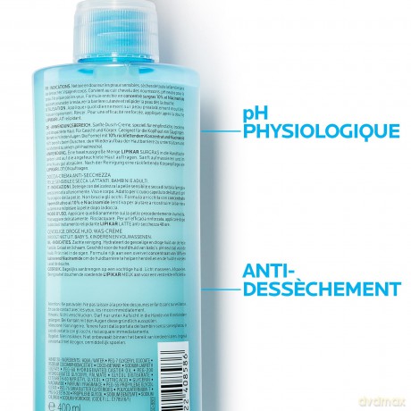 La Roche Posay Lipikar Surgras (Anti-Dryness Cream Wash) 750 ml