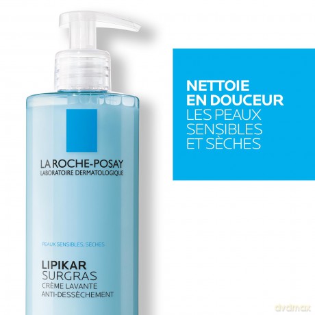 La Roche Posay Lipikar Surgras (Anti-Dryness Cream Wash) 750 ml