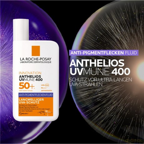 La Roche Posay Protective fluid against pigment spots SPF 50+ Anthelios UVMune 400 (Anti-Dark Spots Fluid) 50 ml