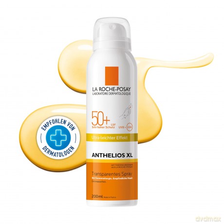 La Roche Posay Refreshing body spray with very high protection SPF 50+ Anthelios XL (Ultra Light Invisible Mist) 200 ml